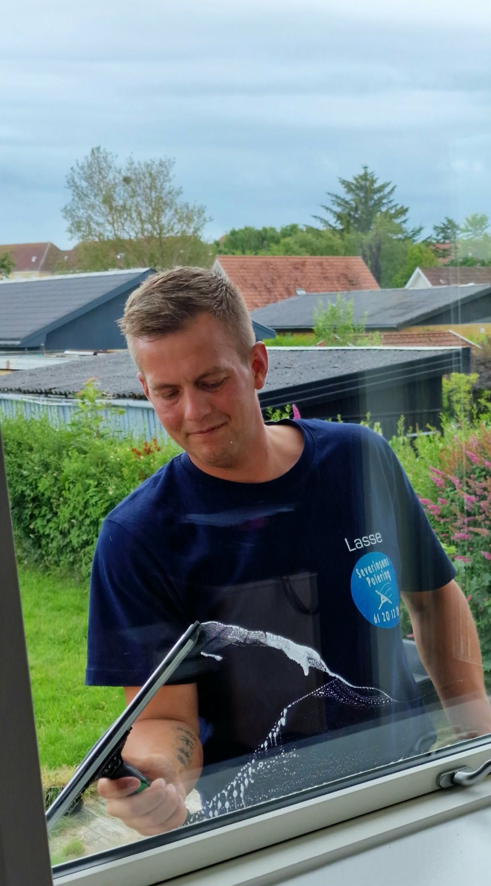 Professionel vinduespudsning